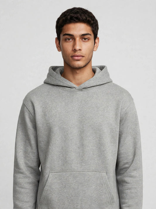 NO RESTOCK Heavyweight Hoodie — Grey